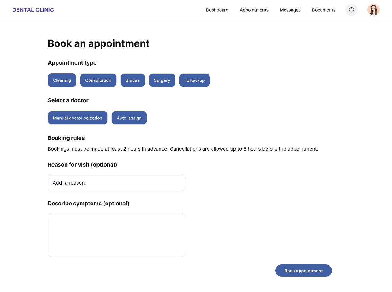 Dental Clinic Management and Patient Portal
